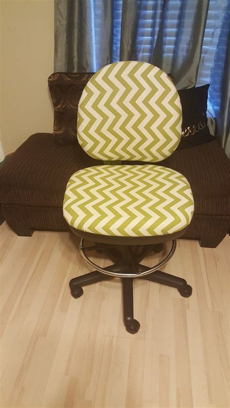 Remove the existing chair covers from the chair frame. Recovers office chair to fit your classroom decor. (With ...