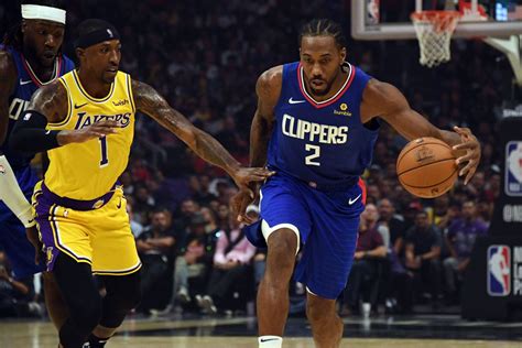 All 1st quarter 2nd quarter 3rd quarter 4th quarter. Lakers - Clippers: Kawhi Leonard left off at win 112-102