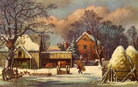Currier And Ives Bing Images Courier And Ives Giclee Painting