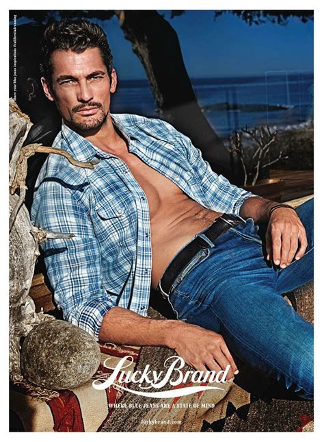 another photo of david gandy for lucky brand s s 14 the fashionisto
