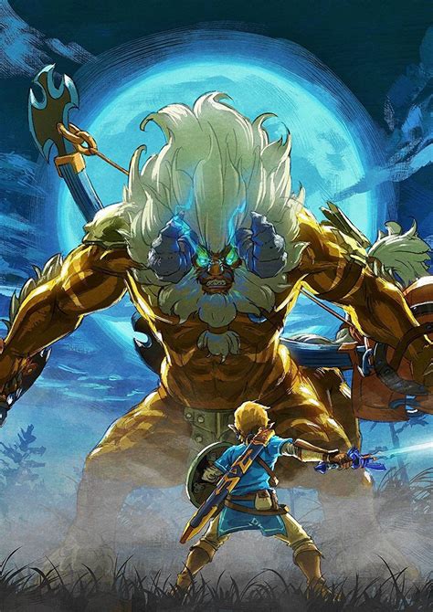 The Legend Of Zelda Breath Of The Wild Poster The Legend Of Zelda