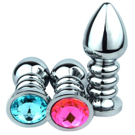 Buy 11 Color For Choose Large Size Steel Anal Plug Metal Butt Plug Insert Gay