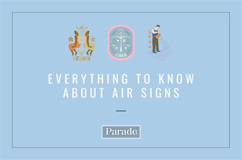 Air Signs Of The Zodiac Gemini Libra Aquarius Traits Parade