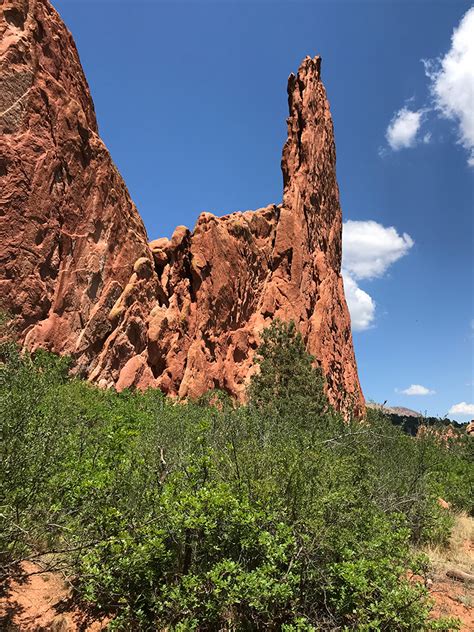Garden Of The Gods Park And Red Rock Formations In Colorado Springs
