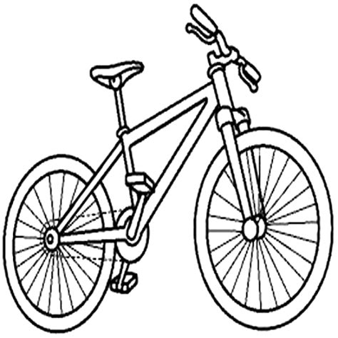 Mountain Bike Malvorlage Fahrrad Zum Ausdrucken Neueste
