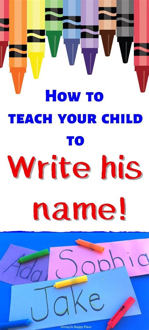 I Taught My Kids To Write Their Names Using This Trick Even Toddlers