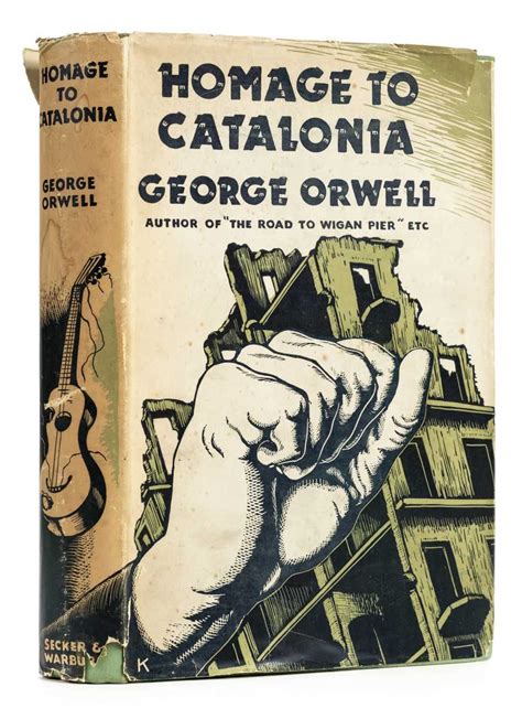 Lot 853 Orwell George Homage To Catalonia 1st