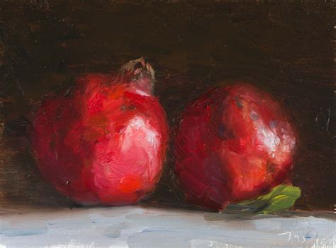Daily Painting Titled Pomegranates Click For Enlargement Painters