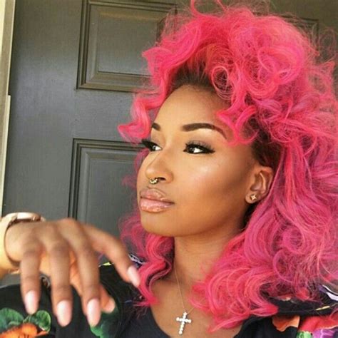 Black Girl With Pink Hair Inspiration Girl With Pink Hair Light Hair