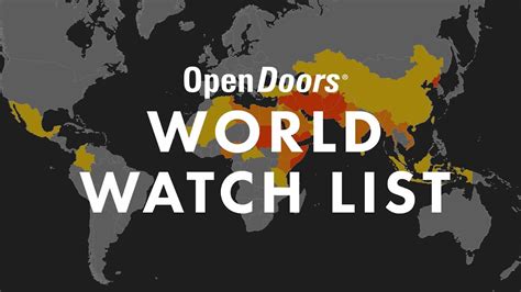 Opendoors World Watch List Youtube