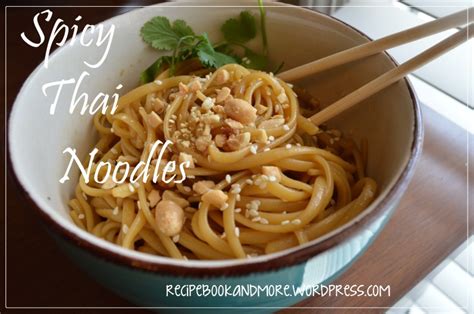 Spicy Thai Noodles Food Fam Crafts Fun