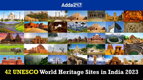 List Of 42 Unesco World Heritage Sites In India By Sep 2023