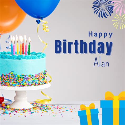 100 Hd Happy Birthday Alan Cake Images And Shayari