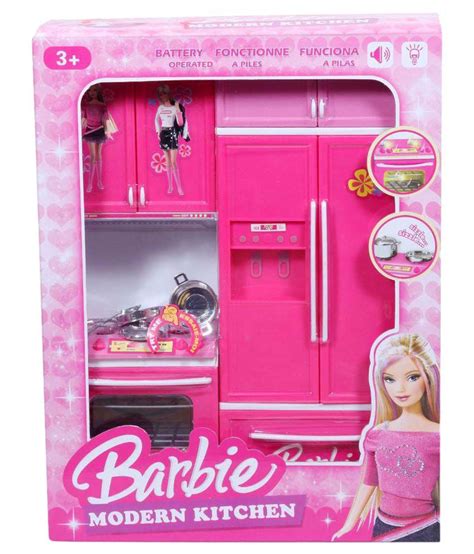 Dream Deals Pink Barbie Kitchen Set Buy Dream Deals Pink Barbie Kitchen Set Online At Low