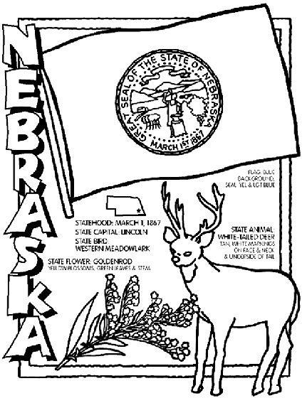 Nebraska State Symbol Coloring Page By Crayola Print Or Color Online