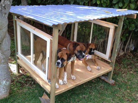 Shade Or Shelter For Outdoor Dog Run Made With Salvaged Wood Windows