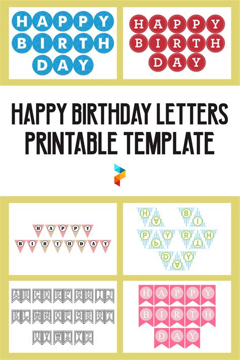 Best Happy Birthday Letters Printable Template PDF For Free At Printablee