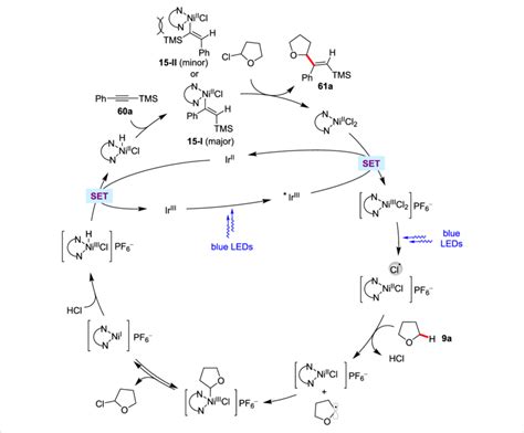 Proposed Mechanism For The Photoredox Nickel Catalyzed Hydroalkylation