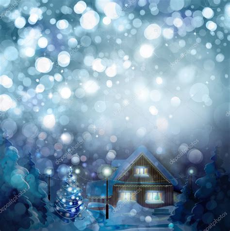 Winter Landscape Merry Christmas Stock Photo By ©rvika 21207271