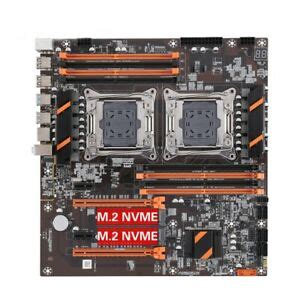 Usually, this kind of motherboards have two cpu sockets to hold the chipsets. X99 dual CPU motherboard LGA 2011 v3 E-ATX USB3.0 SATA3 ...