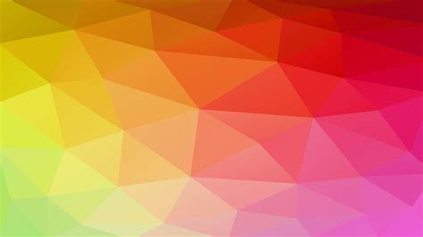 Geometry Colorful Polygon Design Wallpaper Baltana