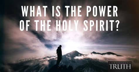The Power Of The Holy Spirit What Is It
