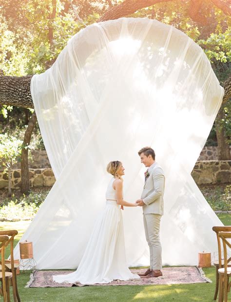 Geometric Copper Mauve Wedding Inspiration Backdrops