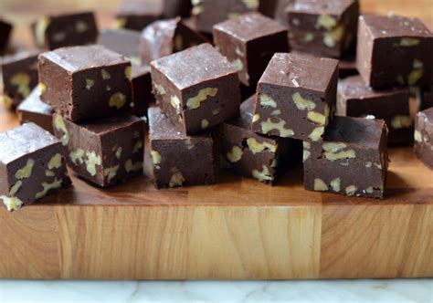 Minute Chocolate Walnut Fudge Once Upon A Chef