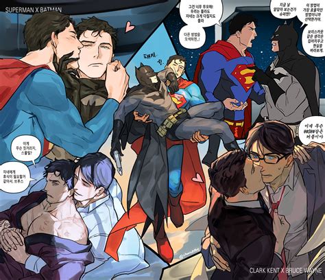 Chamsut0905 Batman Bruce Wayne Clark Kent Superman Batman Series Dc Comics Superman