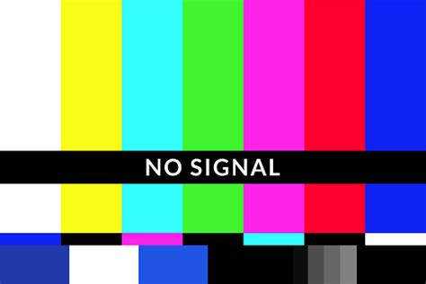 I have an hd flat screen tv and when i turn it on it says no signal. Retro No Signal Tv Test Screen Pattern Chart Stock ...