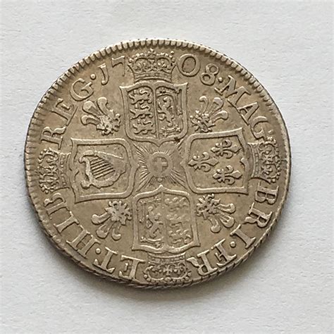 Shilling 1708 Middlesex Coins