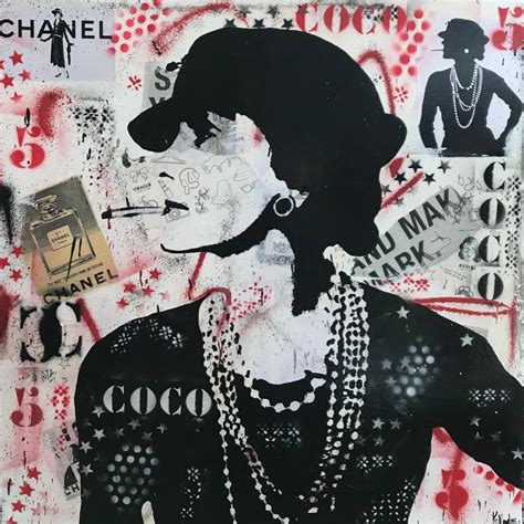 Coco Chanel Pop Art Ubicaciondepersonascdmxgobmx
