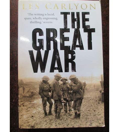 Ww1 Book The Great War By Les Carlyon Australian Military Book