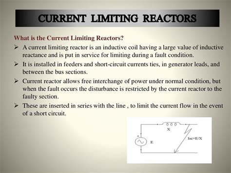 Current Limiting Reactors