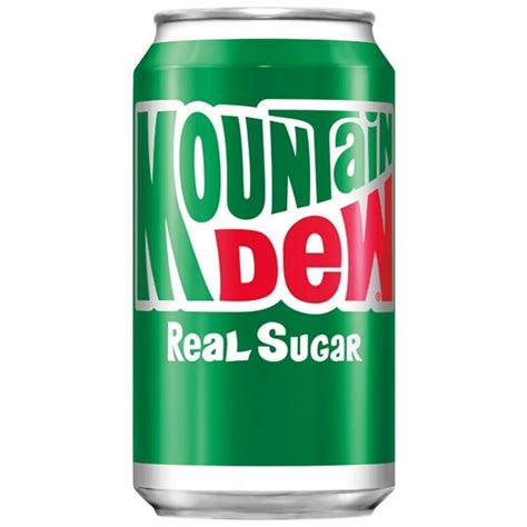 Mountain Dew Real Sugar 1 X 355 Ml Usa Drinks Ihr Online Shop