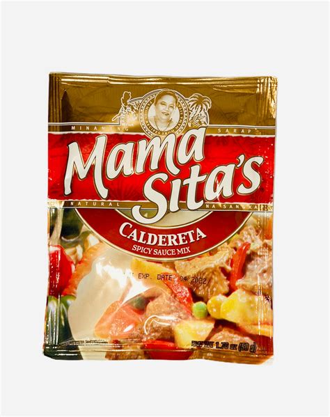 Mama Sitas Caldereta Spicy Sauce Mix Filipino Grocery Asian Food