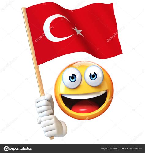 Emojis are supported on ios, android, macos, windows, linux and chromeos. Emoji Holding Turkish Flag Emoticon Waving National Flag ...