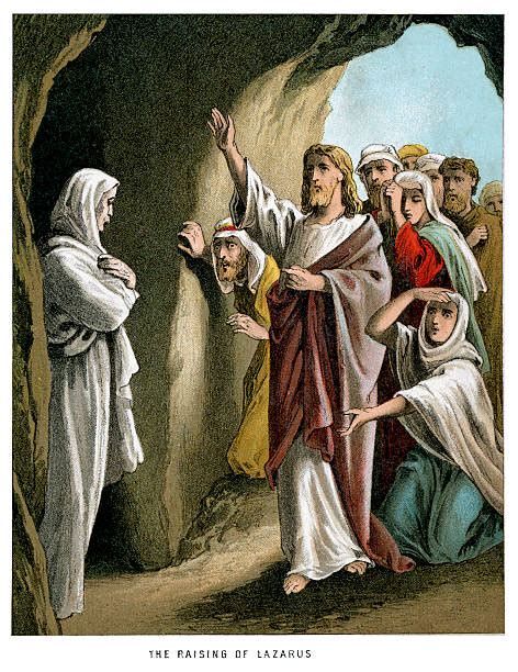 Raising Of Lazarus Illustrations Royalty Free Vector Graphics And Clip