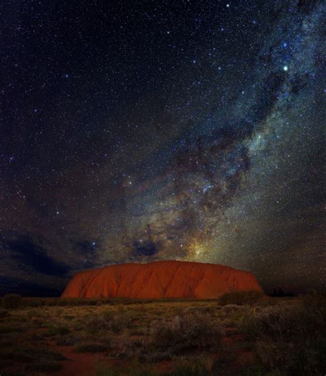 The Red Centre Of The Milky Way Australian Photography