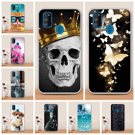 Case For Samsung Galaxy M30s Case Silicone Soft Tpu Phone Case For