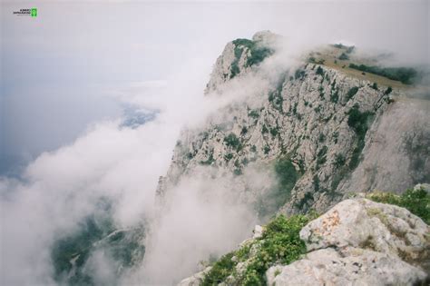 Crimea Nature Mountain Clouds Mist Rock Wallpaper Coolwallpapersme