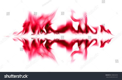Red Fire Light On White Background Stock Photo 248852659 Shutterstock
