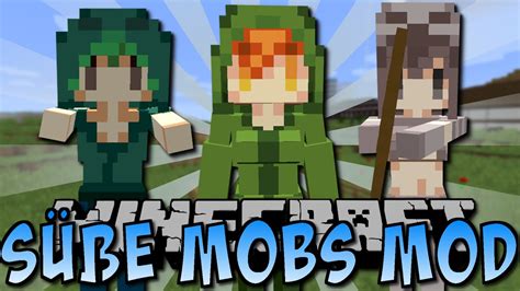 SÜße Mobs Mod Cute Mob Models Deutsch Youtube