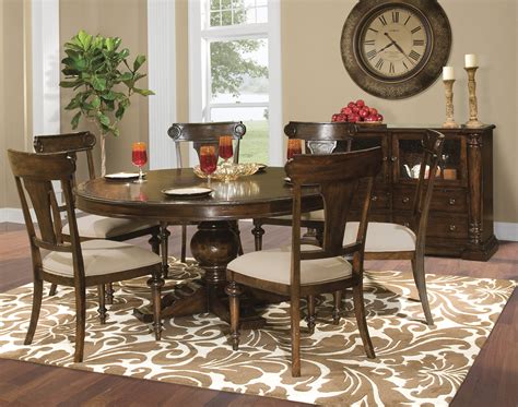 The Harp Annex Round Formal Dining Room Collection