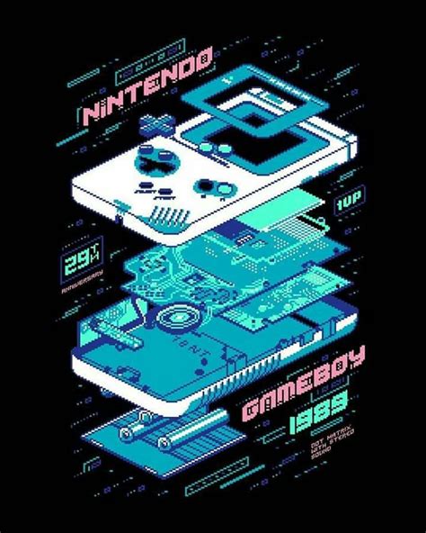 Pin By Shenvyvy On Gameboy アート Retro Gaming Art Pixel Art Games