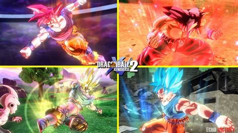 Dragon Ball Xenoverse 2 Every Gokus Forms With Different Moveset W