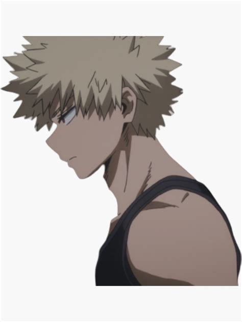 Another Bakugo Side Profile Sticker For Sale By Adrianadn Redbubble
