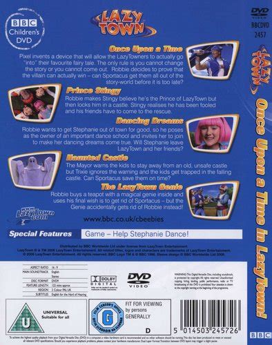 Once Upon A Time In Lazytown Dvd Magnus Scheving Julianna Rose