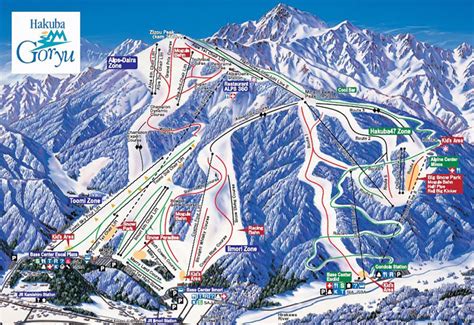 hakuba trail map ski map japan ski resorts deep powder tours