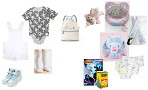 cinnamoroll little outfit shoplook little outfits blue socks outfits